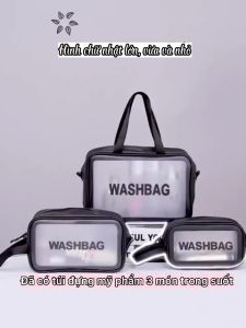 JIVIVIL🔥Túi Đựng Mỹ Phẩm Chống Thấm Nước 3 Kích Cỡ Tùy Chọn