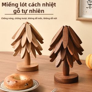 LETENG | Wooden Heat-Resistant Kitchen Mat