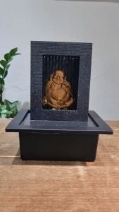 น้ำพุพระสังกัจจายน์ น้ำล้นตั้งโต๊ะทำงาน เสริมฮวงจุ้ย อ่างน้ำพุตกแต่ง รหัส22611L