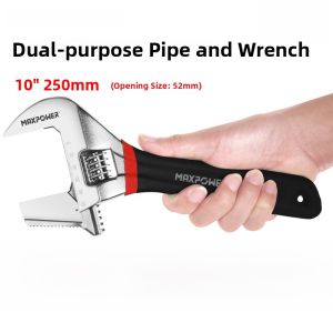 Miniature Short Handle Activity Wrench Bathroom Tool Small Size Multifunctional Tube And Bolt Dual Use Wrench Chrome Vanadium Alloy Steel Hand Tool