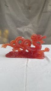 Tượng con Rồng. Long châu quần vũ đồ thờ cúng phong thủy cao 14cm