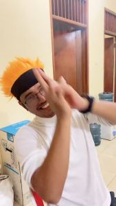 Topi Rambut Wig Cosplay Anime Naruto Jujutsu