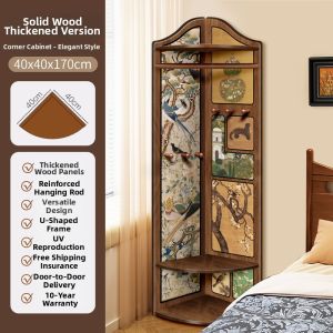 ARTPIONEER | Retro Corner Coat Rack Wood