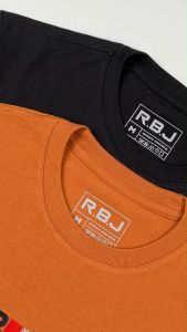 RBJ T-Shirt Cotton Sablon Bordir Lengan Panjang Pria 43039