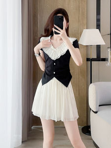 SUYE | Casual Summer Suit with Lace Feminine Elegant Two-Piece Dress