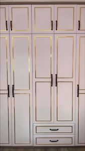 Cuộn chỉ dán viền trang trí nội thất Màu Bạc Vàng Đồng dài 50m