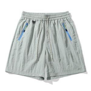 Men Quick Dry Shorts Stowable Back Pocket Outdoor Hiking Shorts Breathable Water Repellent Beach Shorts Cool Lightweight Running