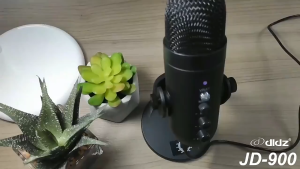Microphone Studio USB JD-900 dengan Stand Adjustable untuk Streaming & Gaming