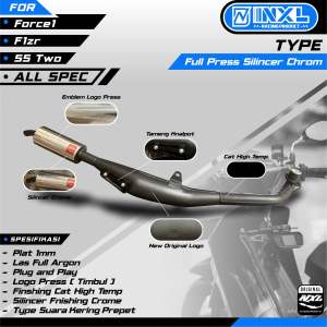 KNALPOT RACING FIZ/FIZR/FORCE1 PREMIUM FULL PRESS ORIGINAL NXL