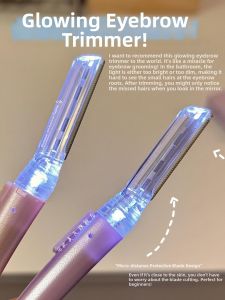 Illuminated Safe Eyebrow Shaper