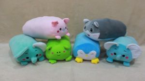 Dreamtoys96 Guling Animal Tom - Tom Guling Anak Karakter Husky Pig Frog Pinguin Elephant Lucu Uk. L