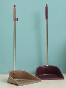 Thickened Plastic Broom And Dustpan Set Soft Bristle Dustpan And Trash Scooper Non-Stick Household Cleaning Tools