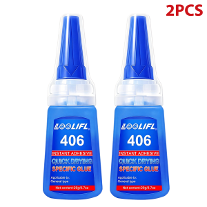 LOOLIFL | Super Medium CA Glue 20g Strong Bond with Precision Tips Medium ca adhesive for wood models pens lapidary crafts diy
