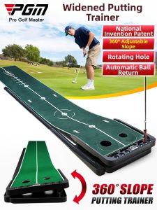 PGM GOLF | Adjustable Incline Indoor Golf Putting Practice Mat
