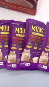 Cat Treats Mousse Wet Food Pouch 85 grams