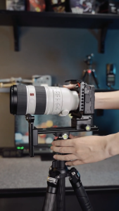 ST-NA-12 Telephoto Lens Support Bracket Long-Focus Stand Holder Telephoto Lens Support Slow Plate