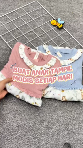 5 - 8 Tahun | Dress Yun Jeong Dress Korea Anak Dress Rajut Anak Perempuan Lengan Panjang Kiosbalitafawa