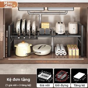 GUANGMANZHI | Kệ Lưu Trữ Bếp Điều Chỉnh Được