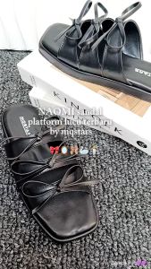 mqstars NAOMY Sandal Flat Wanita Pita Slop Lucu Sendal Empuk Trendy Terbaru