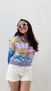 ELYCLOTH | VIOLET CARDIGAN | CARDIGAN RAJUT WANITA PREMIUM KNIT