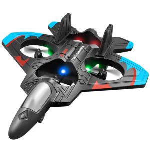New V32 Remote Control Plane EPP foam 2.4G Stunt RC Glider Fighter Radio Control Airplane Toys RC Hobby Jet Plane Toy with light