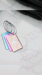 Nexlent Luggage Tag Aluminum Alloy Anti-loss Label Aircraft Baggage Tag