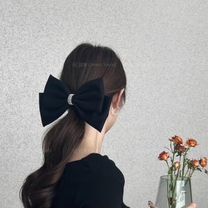 Elegant Large Bow Top Clip Hair Accessory Fresh out Original Design Unusual Freshness Butterfly Knot Hairpin Ladylike Style