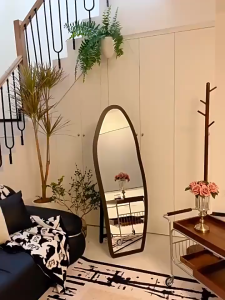 Minos Asymmetrical Dressing Mirror Explosion Proof Mirror Wall Freestanding Mirror Entryway Mirror