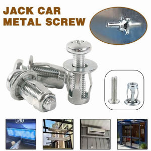 10Pcs Petal Rivet Lock Nuts with Screw Fixed License Plate for Car Screw Iron Skin Car Metal Screw Jack Nuts Hollow Wall