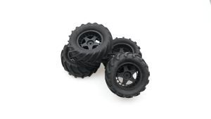 4 Chiếc Lốp Cao Su 86mm Dành Cho Xe RC Crawler 1/10 1/12 E-Revo TRAXX A HSP WLtoys 144001 - Hex 12mm Tương Thích Với 16208 16209 16210