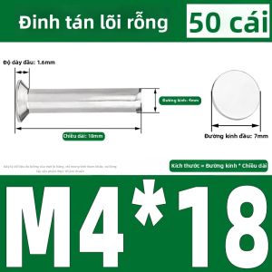 Yi Se Dian Zi | Đinh Rivet Thép Rắn Lún Đầu