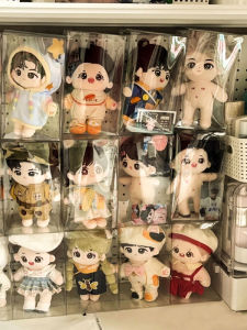 Cotton Doll Storage Fantastic Box Doll Barbie Display Stand Transparent Doll Stuffed Toy Storage Box Dustproof