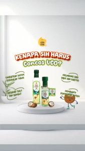 Concos Virgin Coconut Oil Kids Kemasan 100ml Minyak Kelapa VCO Mpasi Halal CV3K