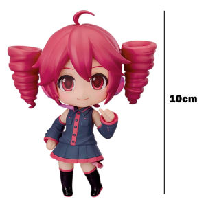 Bandai | Kasane Teto Twin-Tail Anime Girl Figure Set – 4PCS PVC Collectible Dolls with Two Poses Cute Character Statues for Desktop Deco