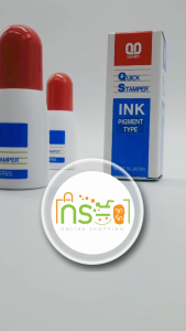 SANBY หมึกเติมตรายางหมึกในตัว  ขนาด 10 ซีซี.หมึกแดง