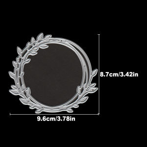 Lovely Leaves Stars Wreath Round Frames Metal Cutting Dies Scrapbooking Decorative Embossing