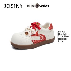 Josiny | Heel Increasing Casual Training Shoes Red