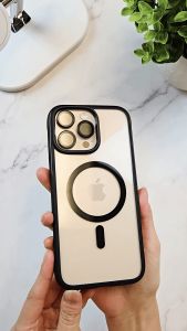 Ringke Fusion สามารถใส่ได้กับ iPhone แม่เหล็กหนา16 Pro Max [แม่เหล็กแข็งแรง] กรอบที่จับที่มั่นคงป้องกันสีเหลืองหลังแข็ง TPU นุ่มกันกระแทก Bumer iPhone 16 Pro Max ฝาหลัง