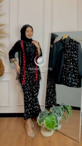 Batik Couple Adhisti Baju Pasangan Model Kutubaru Modern Bahan Katun Prima Jumputan