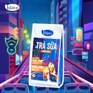 Bột Trà Sữa Hòa Tan Vị Hong Kong Lúave 500G - Pha Chế Được 24 Lít Cốt Trà Sữa Nhanh Chóng Tiện Dụng