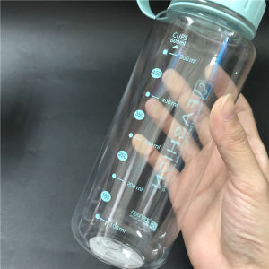 Zhenxing 600ML Sports Water Bottle Student Drinking Cup with Scale Straight Body Space Cup Refreshment Convenient Cup