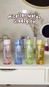 🩷 JAYA 🩷 Glad2Glow Cherry Blossom Betaine Micellar Water-130ml/300ml Pembersih Wajah Make Up Remover acne Kapas Kotoran g2g salicylic acid untuk jerawat micellar water untuk komedo pori besar micellar water cowok makeup