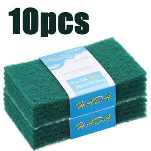 5/10/20PC Sponge Wiping Scouring Pad Household Scrub Pads Kitchen Oil Removal Dishwashing Pot Cloth Reusable Cleaning Dishrag