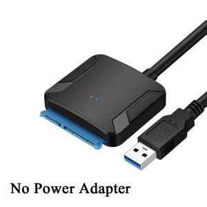 SATA to USB Adapter USB 3.0 to SATA III Internal Hard Drive Reader for 2.5/3.5" SSD/HDD with 12V DC Adapter Supply