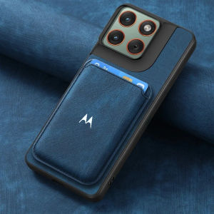 Retro Magnetic Card Wallet Holder Phone Case for Motorola Signature Edge 70 60 50 Ultra Fusion X70 Air Pro Leather Protect Cover