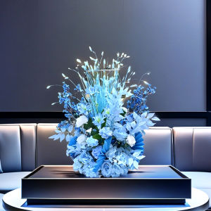 Bar KTV Desktop Decoration Artificial Flower Arrangement Birthday Private Room Setup Table Flowers Silk Flower Display Piece