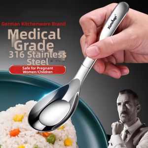 316 Stainless Steel Tableware Spoon for Family Use