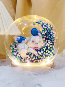 LEDI BEIBEI | Girls Kuro Mami Cinnamoroll Strawberry New Year Themed Building Blocks Toy