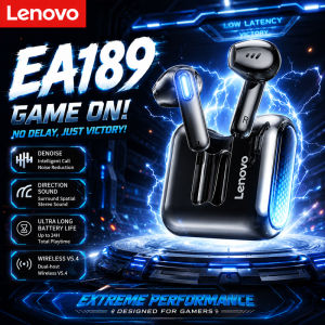Lenovo | Original Lenovo EA189 Bluetooth 6.0 Earphones LED Power Display Gaming Headphones Waterproof Anti-sweat Upgraded Wireless Earbud