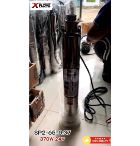 ปั๊มน้ำบาดาลโซล่าเซลล์ รุ่น SP2-65-0.37 DC24V 370W แบรนด์ MTEC ปั๊มน้ำบาดาล โซล่าเซลล์ แบบสกรู